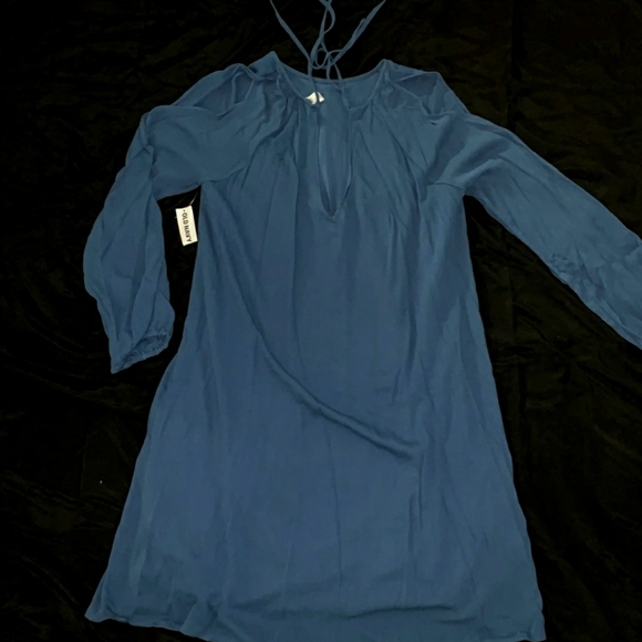 NWT Old Navy Cold shoulder shift dress - Picture 2 of 4